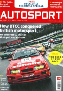 Autosport News cover August 2018