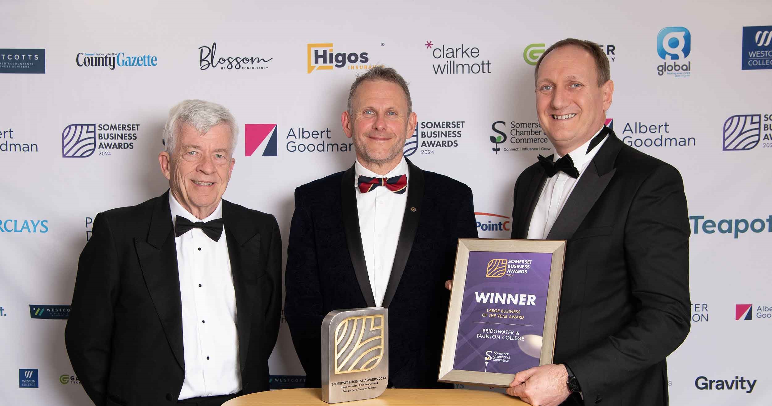 Somerset Business Awards Crown BTC Large Business of the Year ...